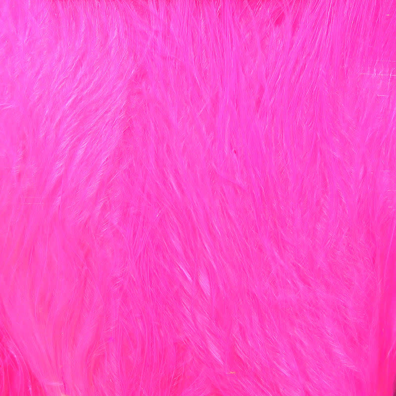 Hareline Strung Marabou Blood Quills Hot Pink