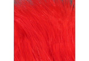 Hareline Strung Marabou Blood Quills Red