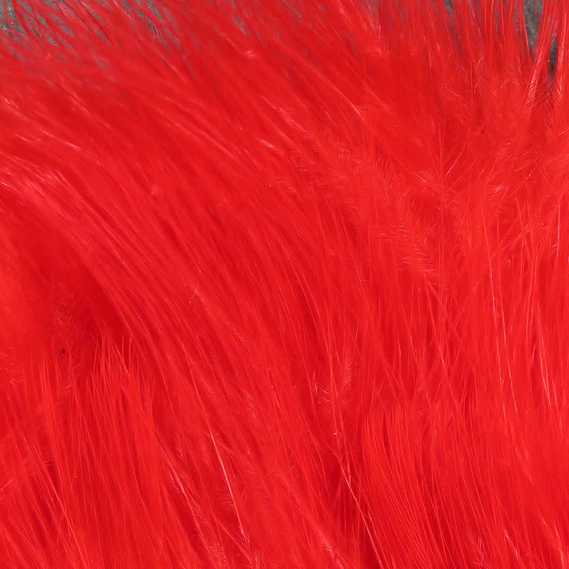 Hareline Strung Marabou Blood Quills Red