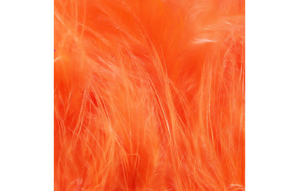 Hareline Strung Marabou Blood Quills Shrimp Pink