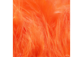 Hareline Strung Marabou Blood Quills Shrimp Pink