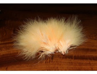 Hareline Strung Marabou Blood Quills Spawn's Southern Fluorescent Peach