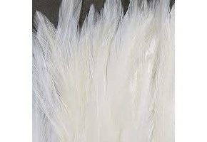 Strung Chinese 5-7 inch Saddle White #377