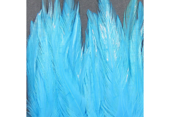 Strung Chinese 5-7 inch Saddle Silver Doctor Blue #347