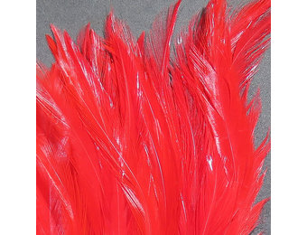 Strung Chinese 5-7 inch Saddle Red #310