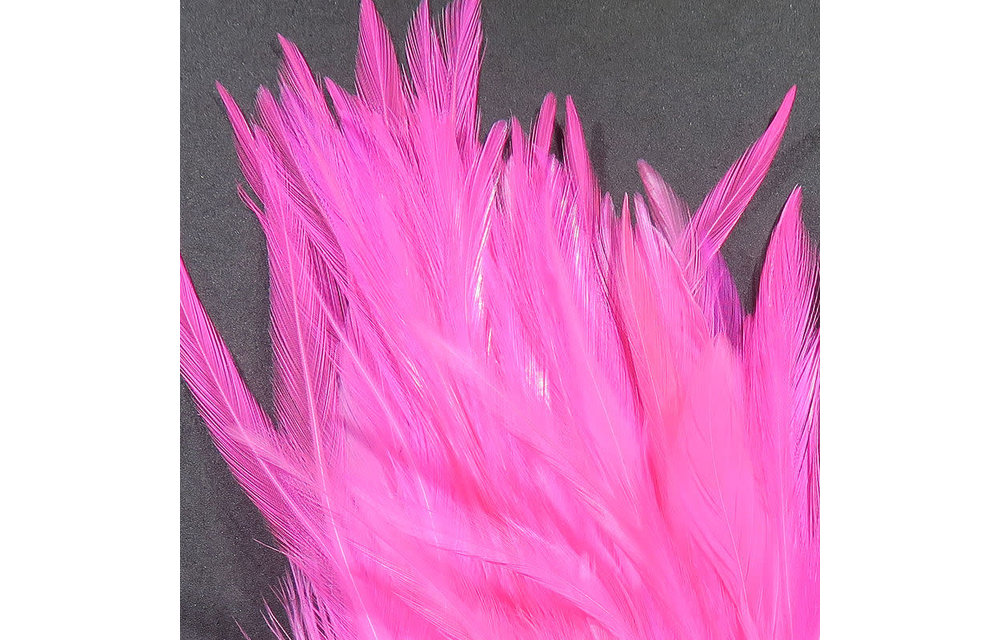 Strung Chinese 5-7 inch Saddle Hot Pink #188