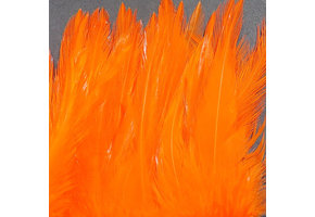 Strung Chinese 5-7 inch Saddle Hot Orange #187