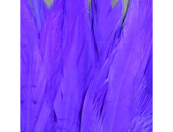 Strung Chinese 5-7 inch Saddle Bright Purple #45