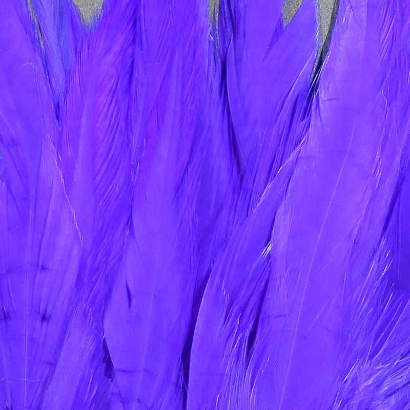 Strung Chinese 5-7 inch Saddle Bright Purple #45