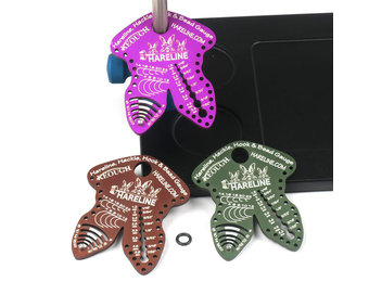 Hareline Hackle, Hook And Bead Gauge