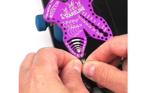 Hareline Hackle, Hook And Bead Gauge