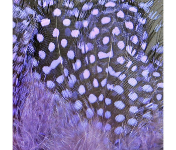 Strung Guinea Feathers Lavender #200