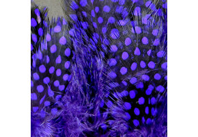Strung Guinea Feathers Purple #298