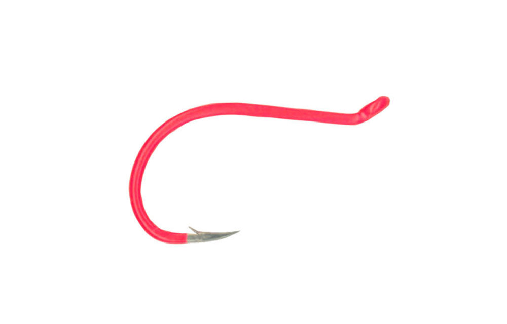 Gamakatsu Fluorescent Red Octopus Hook Size 4 - Salmon River Fly Box