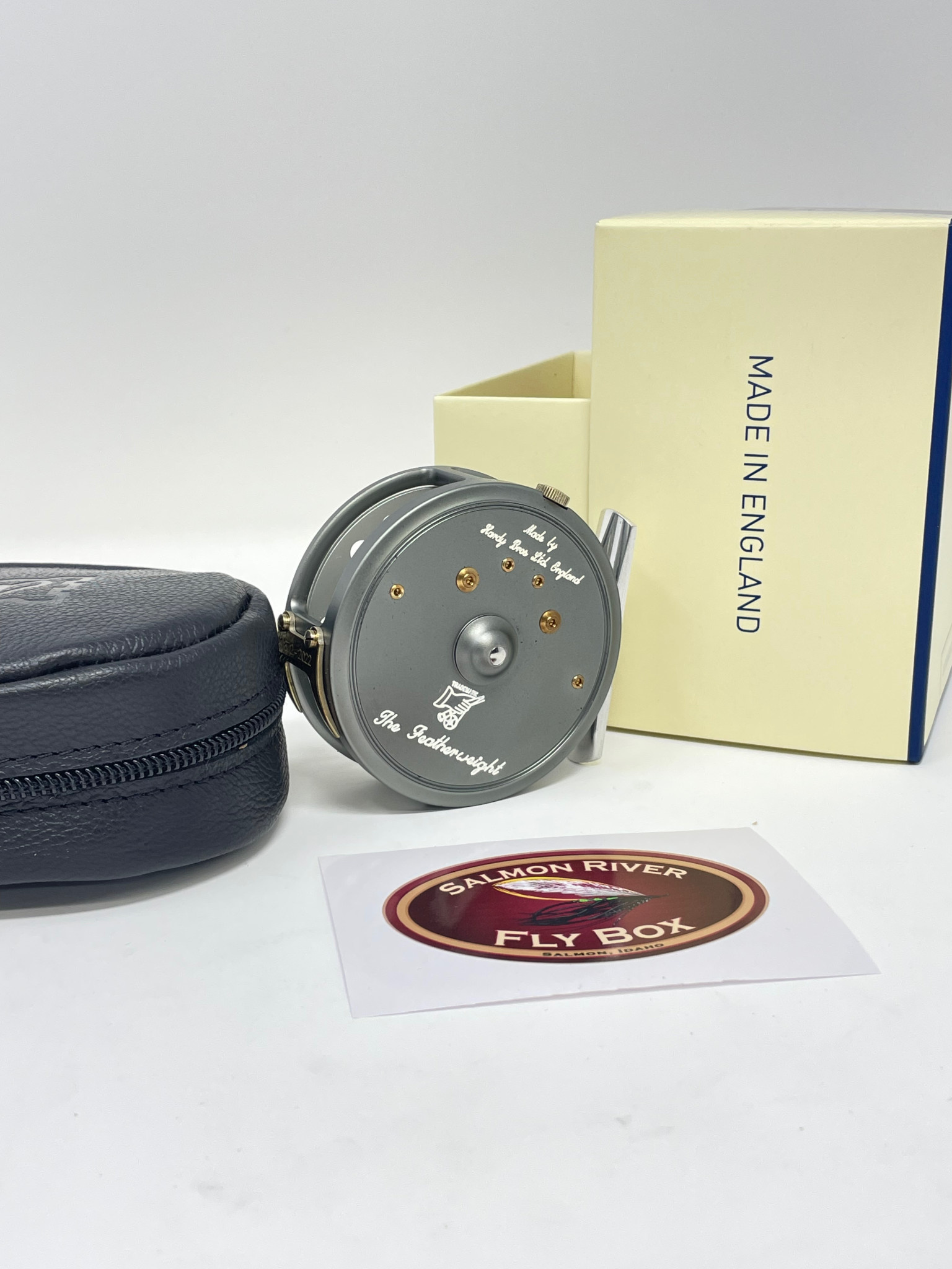 Hardy Featherweight 150th Anniversary Reel - Salmon River Fly Box