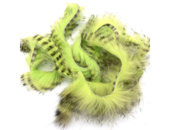 Black Barred Rabbit Strips #54 Chartreuse