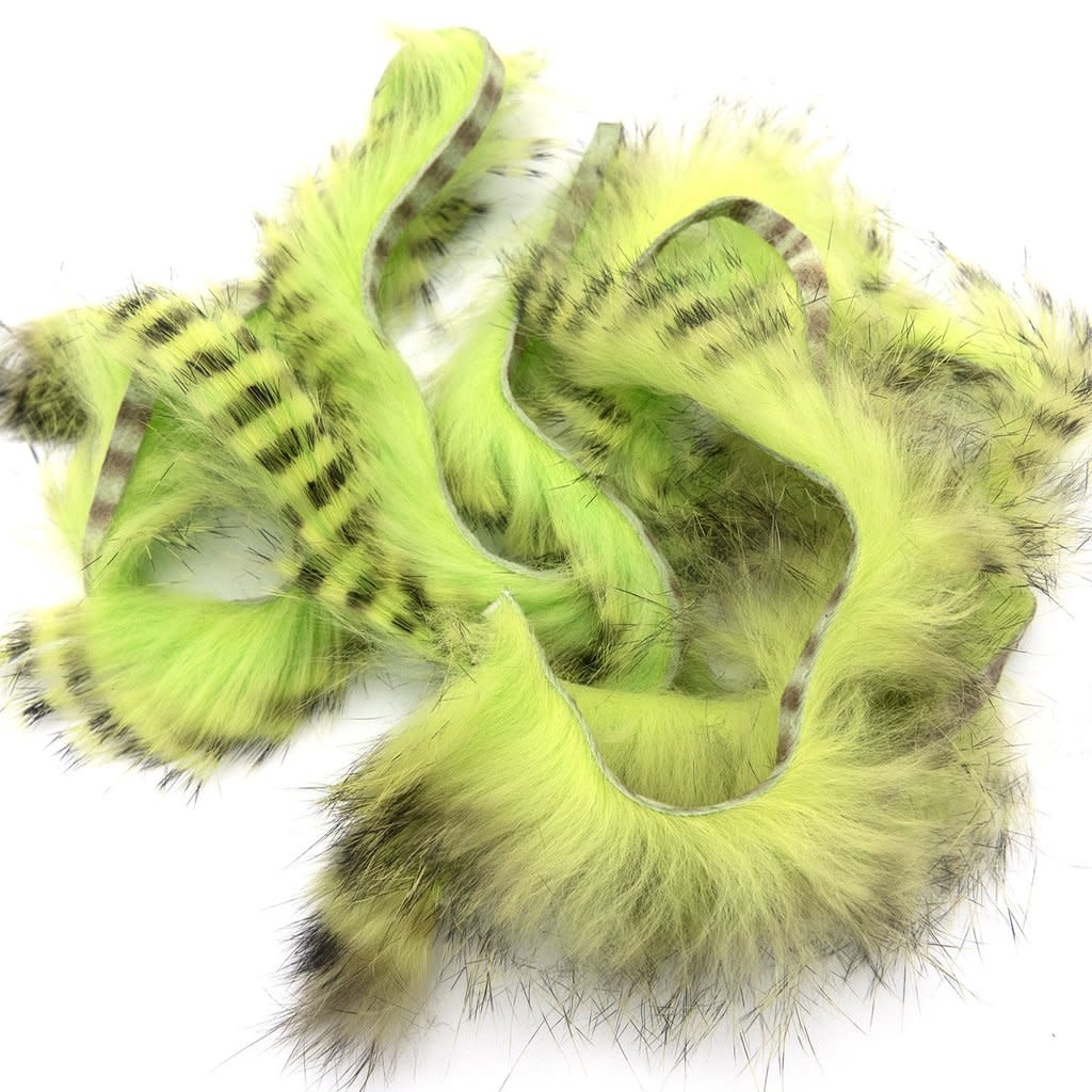 Black Barred Rabbit Strips #54 Chartreuse