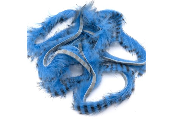 Black Barred Rabbit Strips #6 Baby Blue