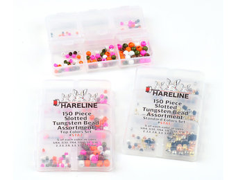 150 Piece Slotted Tungsten Bead Standard Color Assortment