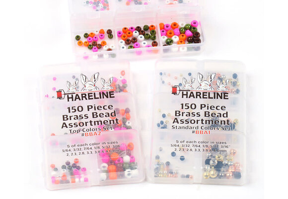 150 Piece Brass Bead Standard Color Assortment