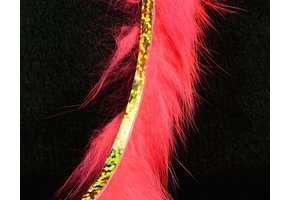 Bling Rabbit Strips Sockeye Red with Holo Gold Accent #BLS360G