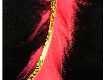 Bling Rabbit Strips Sockeye Red with Holo Gold Accent #BLS360G