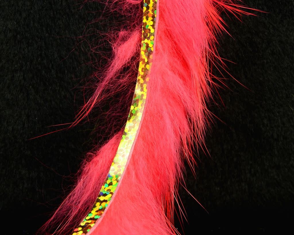 Bling Rabbit Strips Sockeye Red with Holo Gold Accent #BLS360G