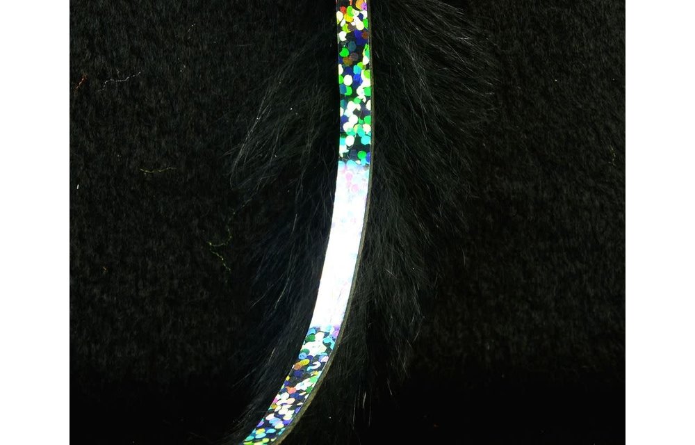 Bling Rabbit Strips Black with Holo Silver Accent #BLS11J