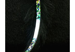 Bling Rabbit Strips Black with Holo Silver Accent #BLS11J