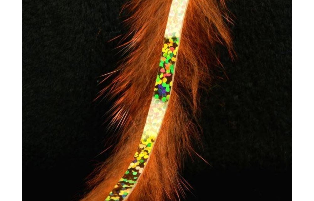 Bling Rabbit Strips Crawfish Orange with Holo Gold Accent #BLS71G
