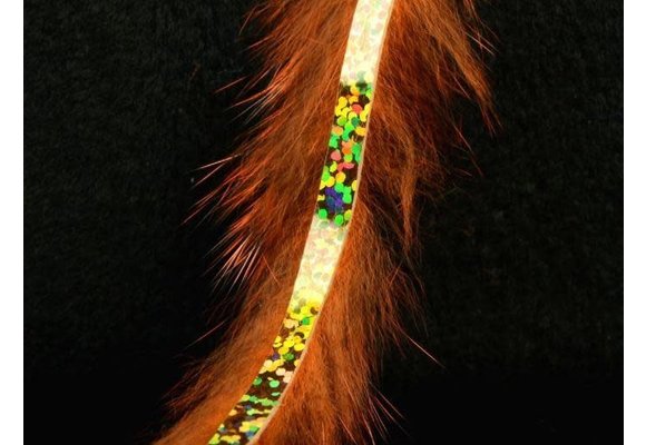 Bling Rabbit Strips Crawfish Orange with Holo Gold Accent #BLS71G