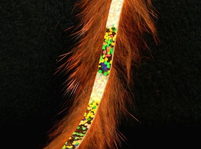 Bling Rabbit Strips Crawfish Orange with Holo Gold Accent #BLS71G