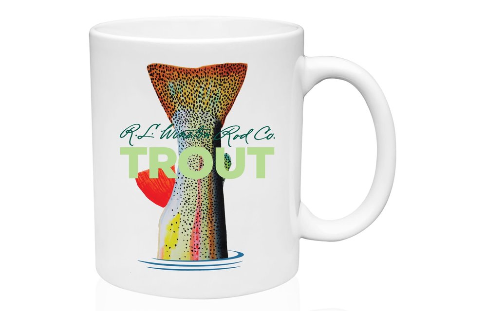 R.L. Winston White 11 oz. Mug w/ Cutthroat Trout