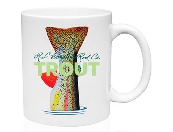 R.L. Winston White 11 oz. Mug w/ Cutthroat Trout