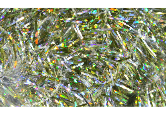 Holographic Cactus Chenille #344 Silver/Gold