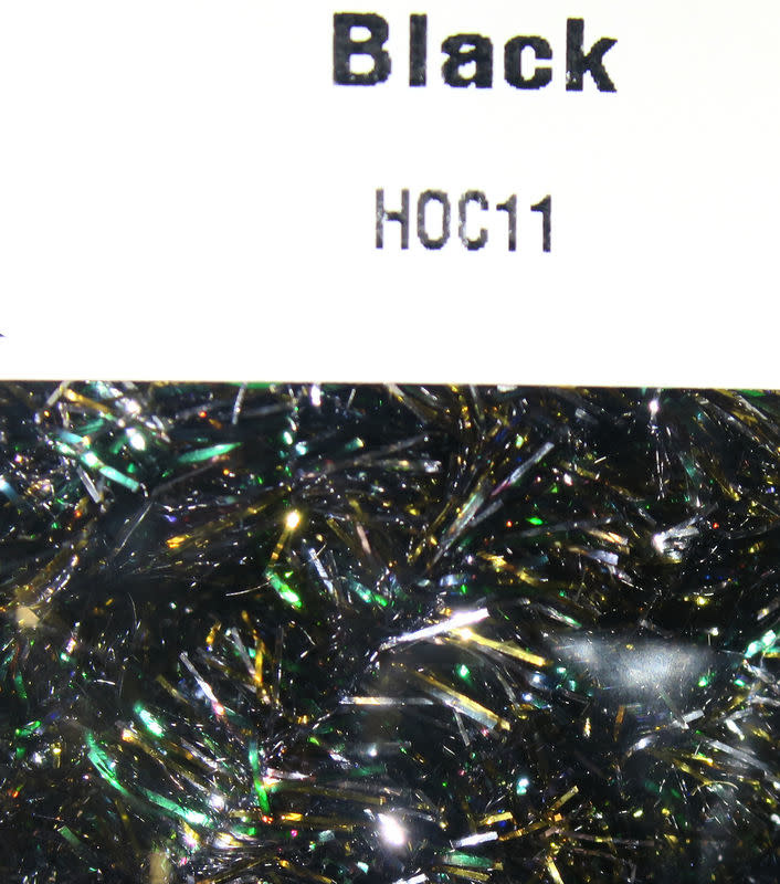 Holographic Cactus Chenille #11 Black