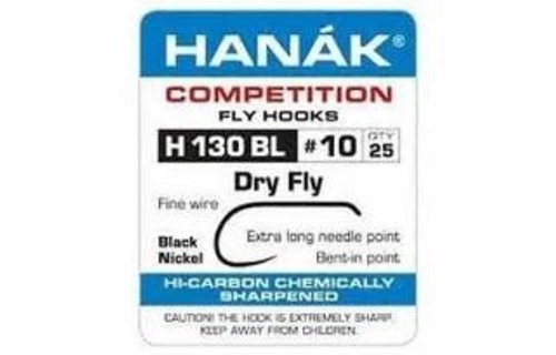 Hanak H130 Barbless Dry Fly Hook 25 Pack