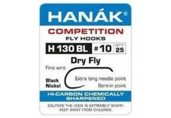 Hanak H130 Barbless Dry Fly Hook 25 Pack