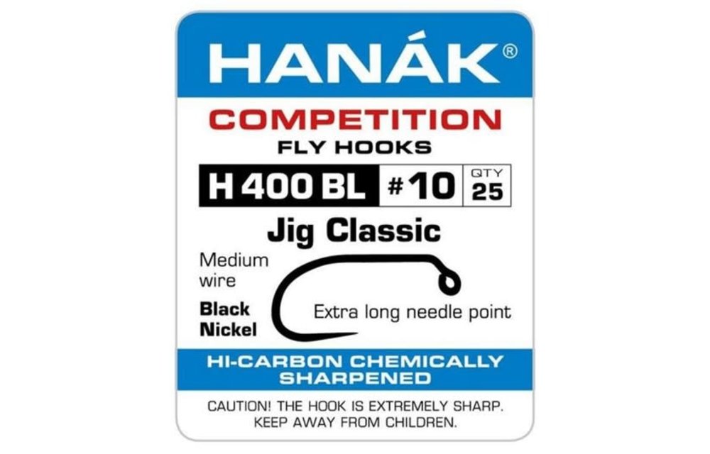 Hanak H400 Barbless Jig Hook 25 Pack