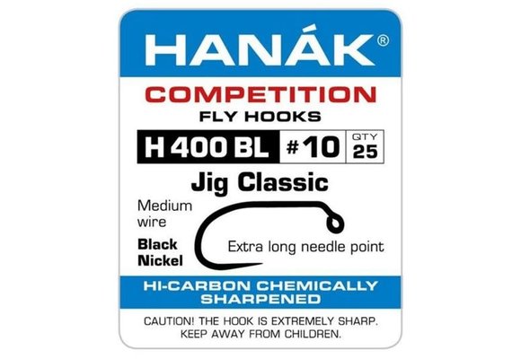 Hanak H400 Barbless Jig Hook 25 Pack
