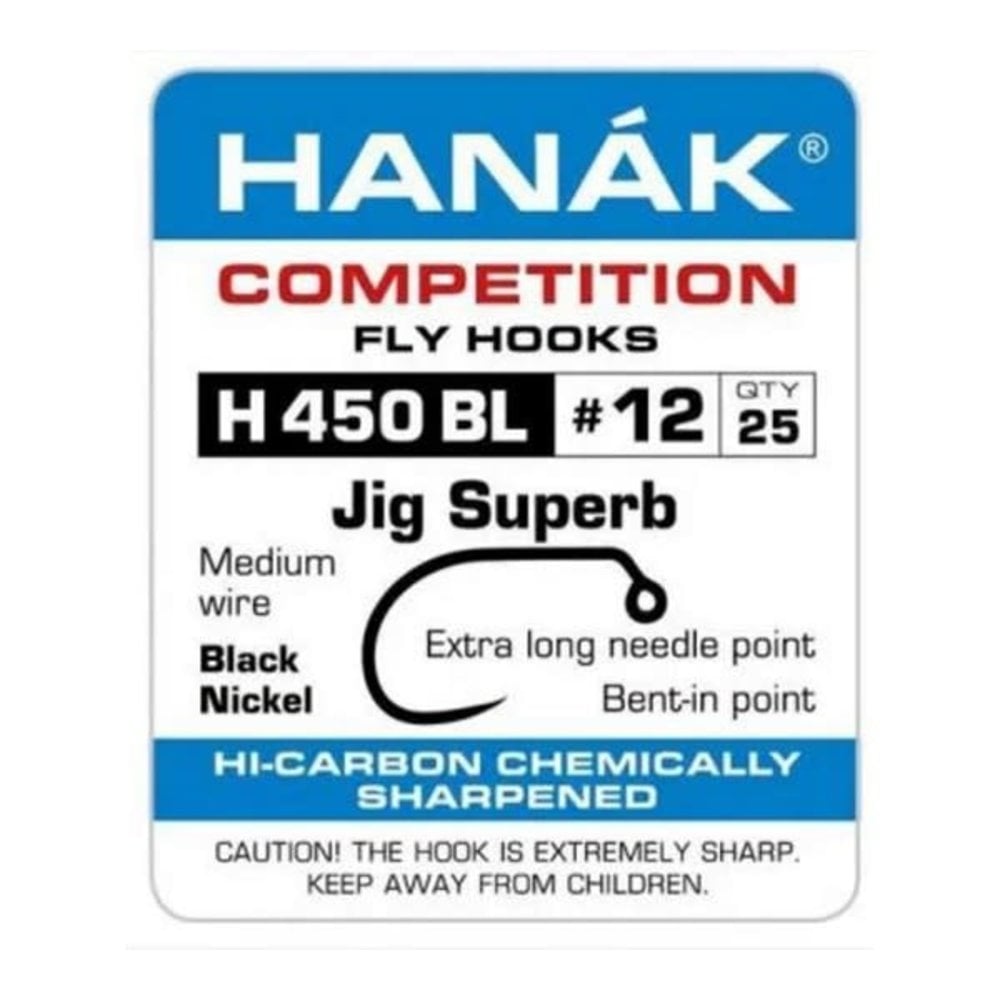 Hanak Competition H-450-BL Jig Superb Hook, 20