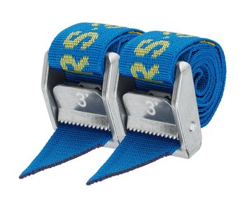 NRS 1.5" Heavy Duty Straps Iconic Blue 3' Pair