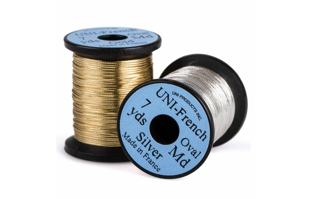 Uni-French Medium Oval French Tinsel - Silver