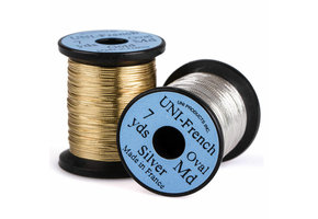 Uni-French Medium Oval French Tinsel - Silver