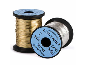 Uni-French Medium Oval French Tinsel - Silver