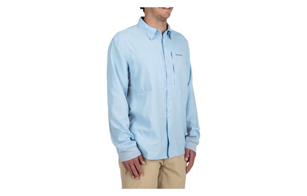 Simms Intruder BiComp Long Sleeve Shirt - Sterling