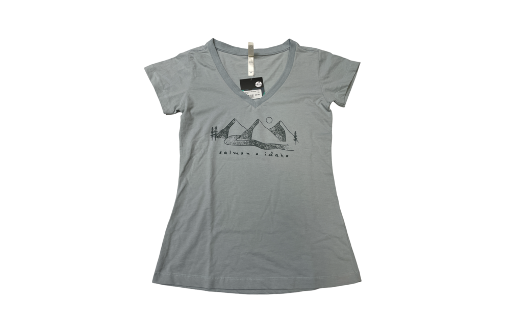 W's "Salmon Idaho" SS Deep V Tee