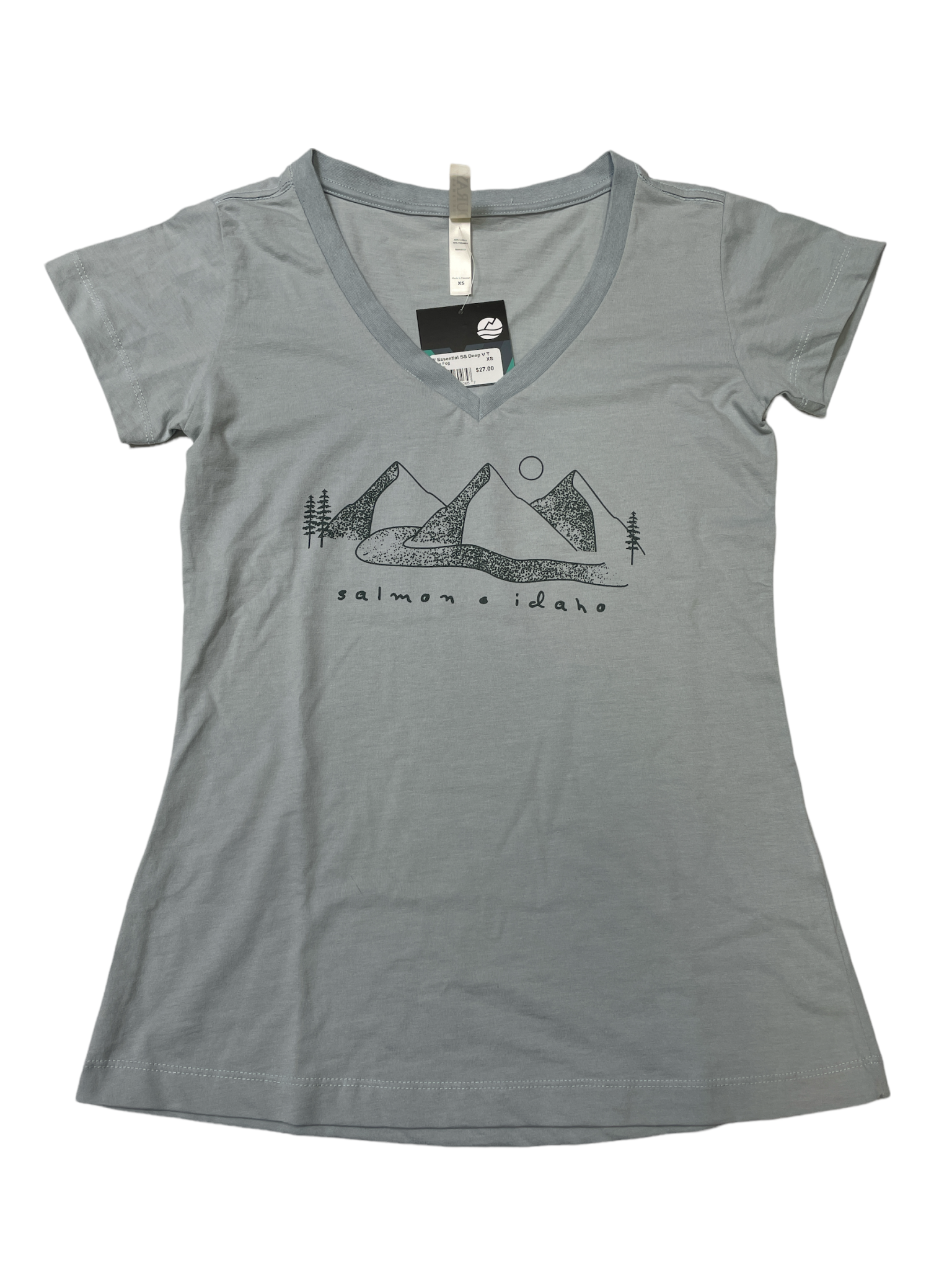 W's "Salmon Idaho" SS Deep V Tee