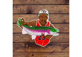 Fresh Fins "The GOAT" Sticker