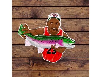 Fresh Fins "The GOAT" Sticker